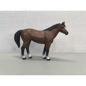 Safari Ltd WS Quarter Horse Gelding Brown White Blaze Ankles 2004